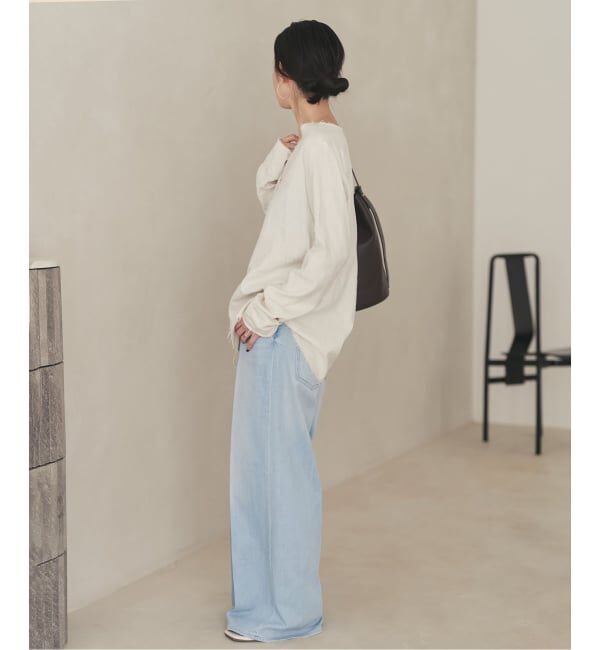 Plage「《予約》Healthy denim / ヘルシーデニム 別注 WIDE デニムパンツ(ブルー)」|デニム|