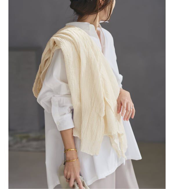 Plage「《追加予約》LES ATELIERS FRANCAIS DE CONFECTION 別注 PAREO スカーフ」|ストール|ナチュラル