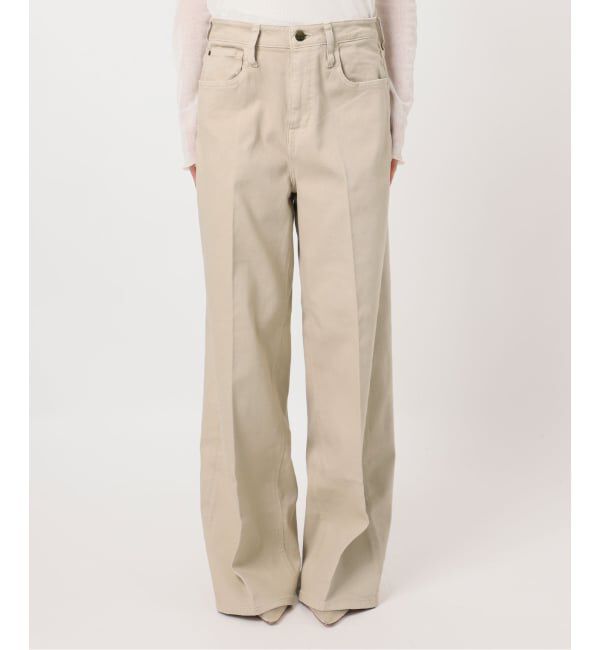 Plage「《予約》Healthy denim / ヘルシーデニム 別注 WIDE デニムパンツ(ベージュ)」|デニム|