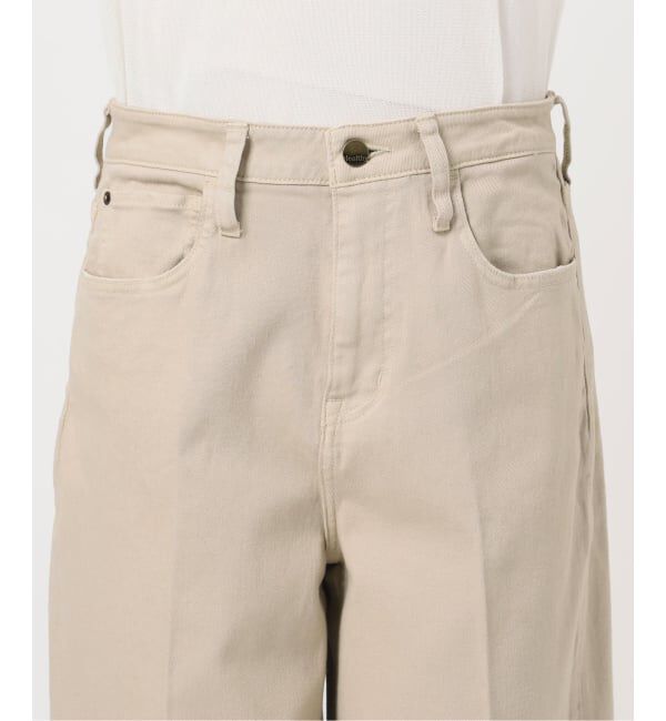Plage「《予約》Healthy denim / ヘルシーデニム 別注 WIDE デニムパンツ(ベージュ)」|デニム|