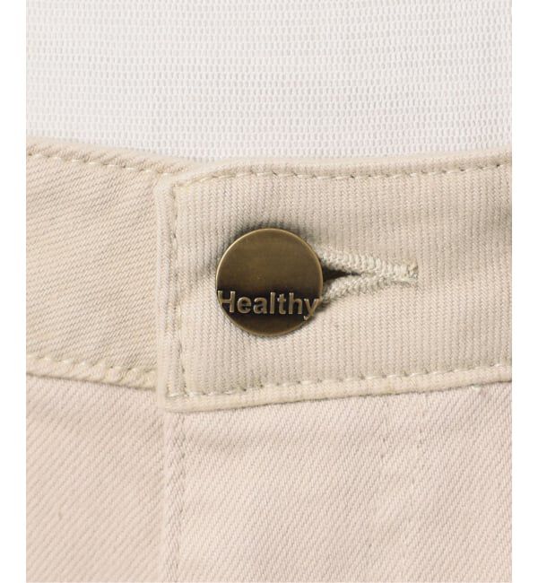 Plage「《予約》Healthy denim / ヘルシーデニム 別注 WIDE デニムパンツ(ベージュ)」|デニム|