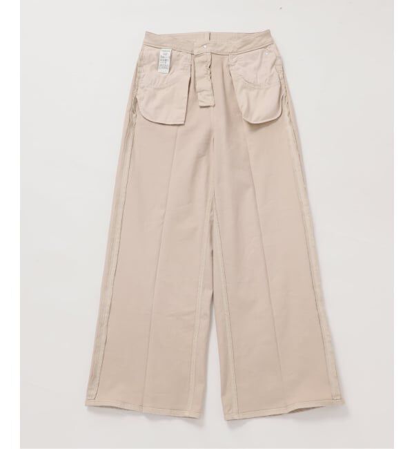 Plage「《予約》Healthy denim / ヘルシーデニム 別注 WIDE デニムパンツ(ベージュ)」|デニム|