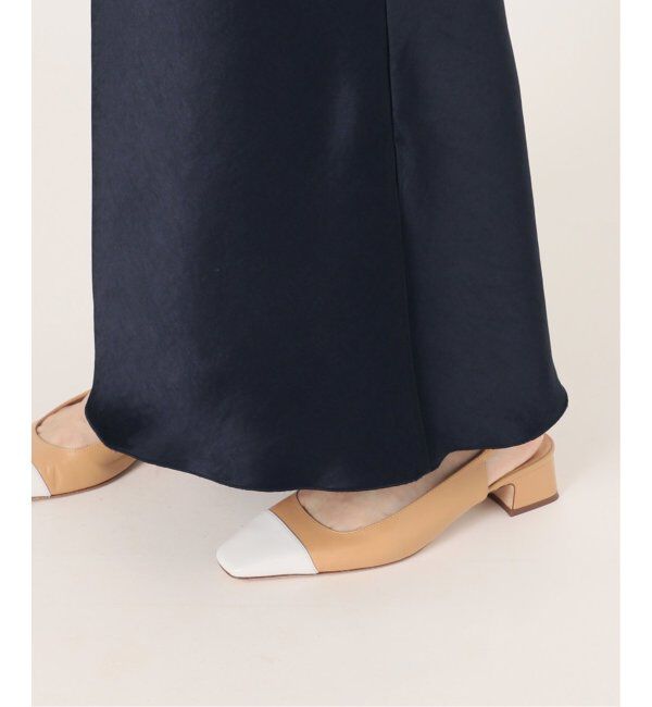 IENA「《追加3》ダブルサテンスカート」|スカート|