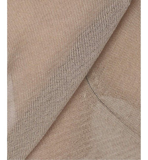 SLOBE IENA「《追加2》リネン混シアーカーディガン」|カーディガン|