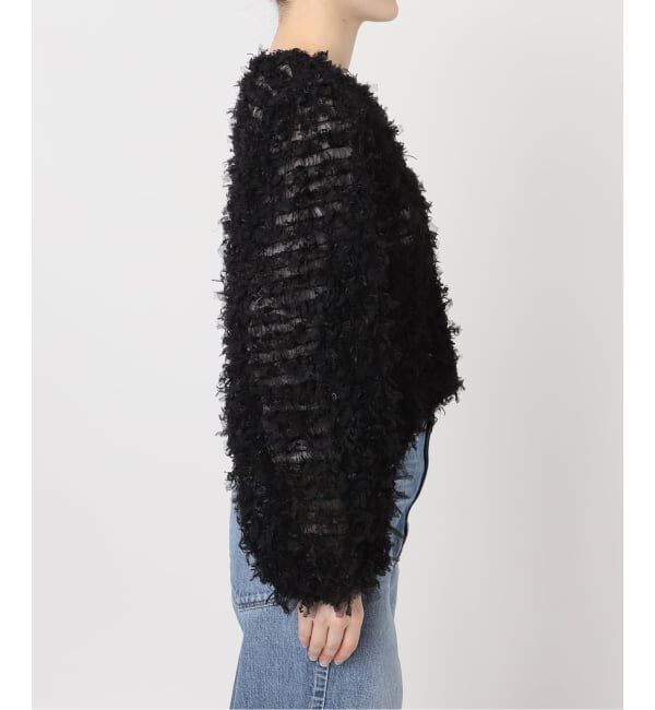 IENA「《追加予約》チュールテープ カーディガン」|カーディガン|