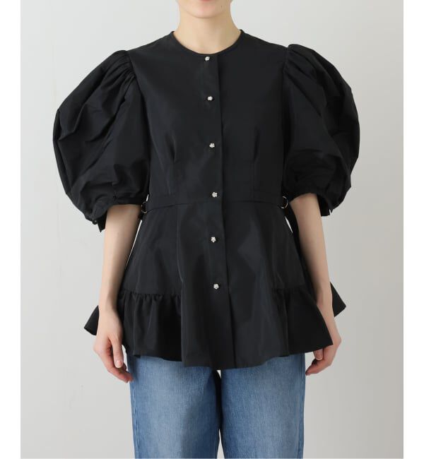 IENA「leur logette/ルールロジェット bright taffta blouse ブラウス 0336」|シャツ・ブラウス|