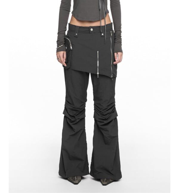 PULP「【Geek Office / ギークオフィス】NACHE / ナチェ BOOTS CUT SKIRT PANTS」|その他|グレー