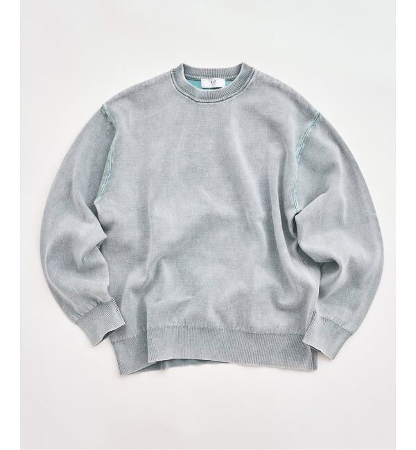 417 EDIFICE「《予約》FADE COLOR ニットC/N」|ニット・セーター|グレーA