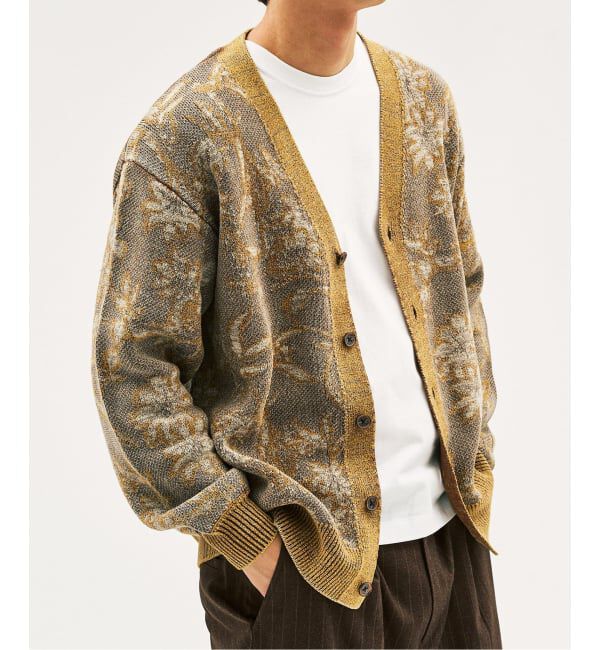 417 EDIFICE「《予約》インディゴジャガードカーディガン」|カーディガン|