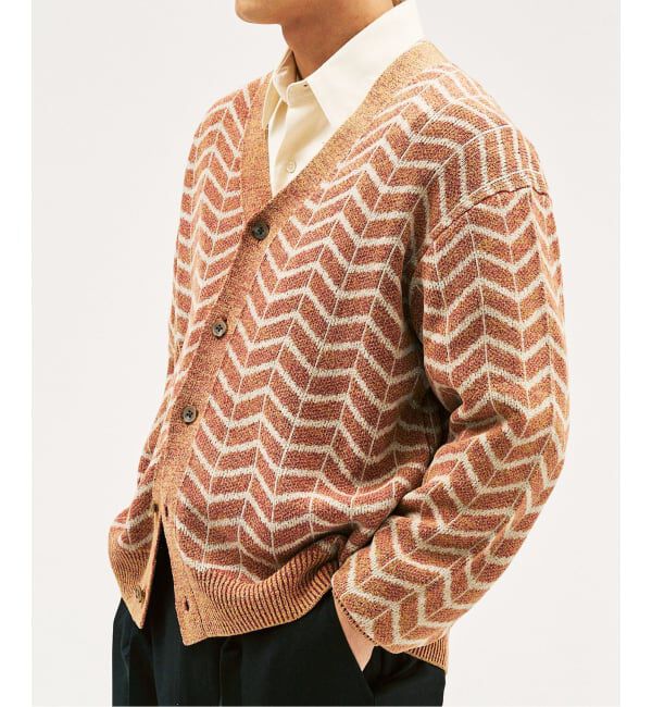 417 EDIFICE「《予約》インディゴジャガードカーディガン」|カーディガン|