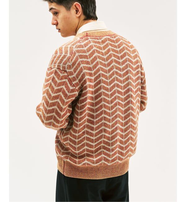 417 EDIFICE「《予約》インディゴジャガードカーディガン」|カーディガン|