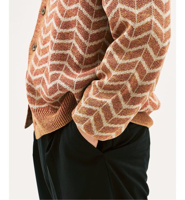 417 EDIFICE「《予約》インディゴジャガードカーディガン」|カーディガン|