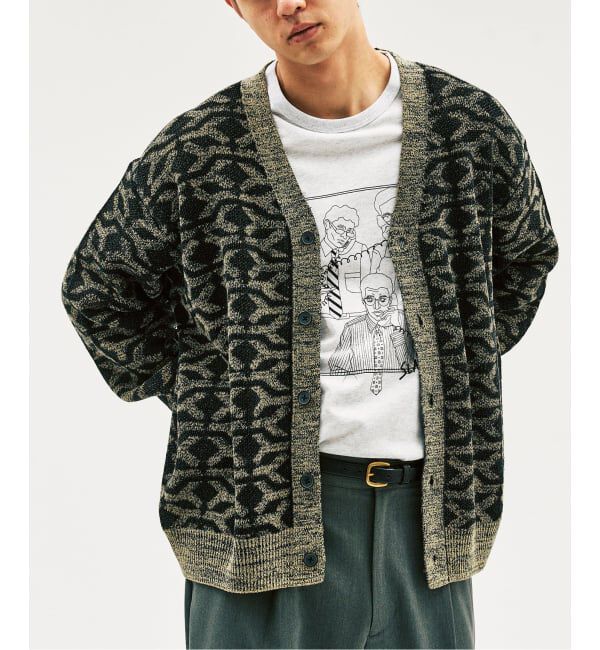 417 EDIFICE「《予約》インディゴジャガードカーディガン」|カーディガン|