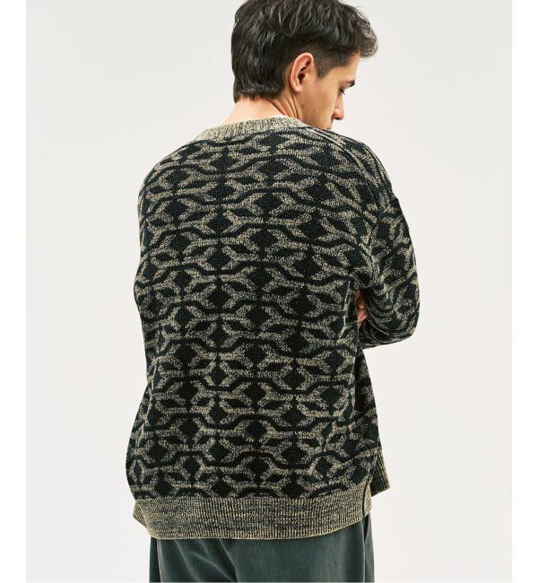 417 EDIFICE「《予約》インディゴジャガードカーディガン」|カーディガン|