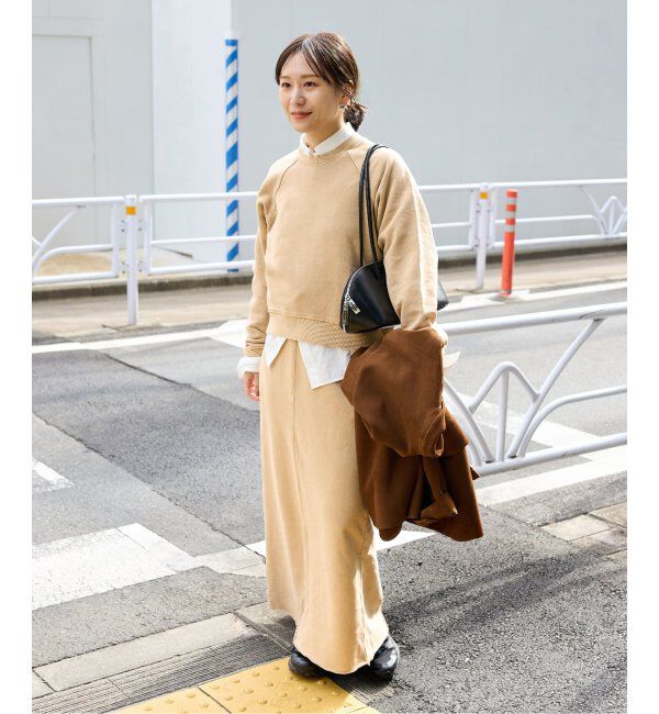 JOURNAL STANDARD「ピグメントスウェットクラッシュスカート」|スカート|