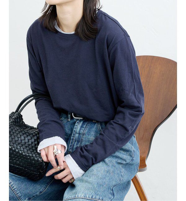 JOURNAL STANDARD「《追加2》クルーネックシアーロングTシャツ」|Tシャツ・カットソー|
