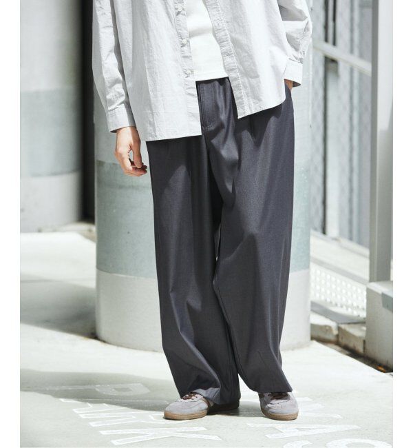 JOURNAL STANDARD「TRモダン ワイドスラックス」|スラックス|グレー
