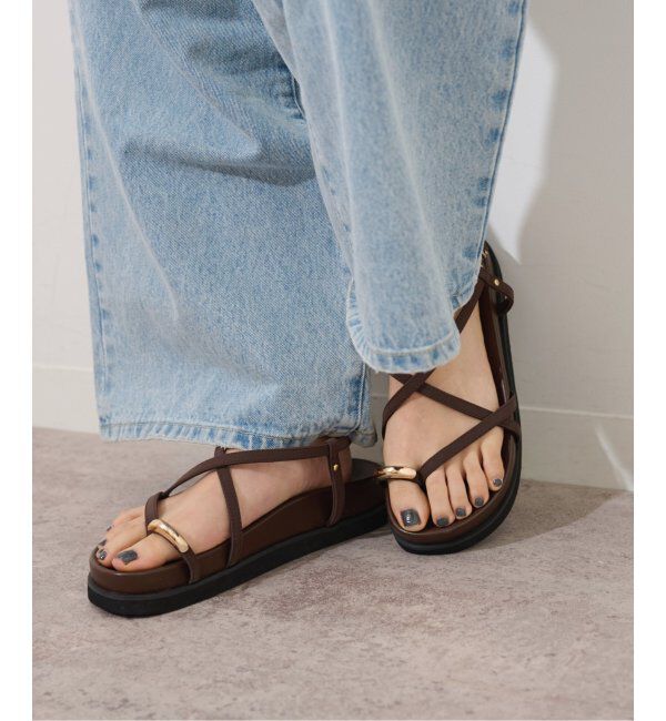 JOURNAL STANDARD relume「《追加》RELUME クロスストラッププラットフォームサンダル」|サンダル|