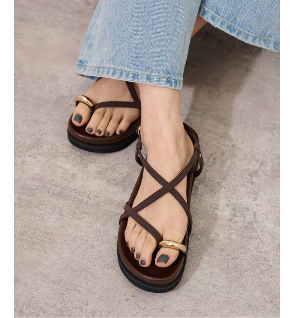 JOURNAL STANDARD relume「《追加》RELUME クロスストラッププラットフォームサンダル」|サンダル|