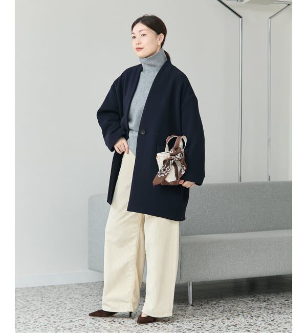 追加》SUPER140S/GIOLICA コクーンコート（journal standard L'essage