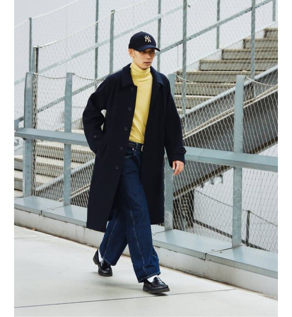 スーパー140 ウールモッサ オーバー マック コート（JOURNAL STANDARD