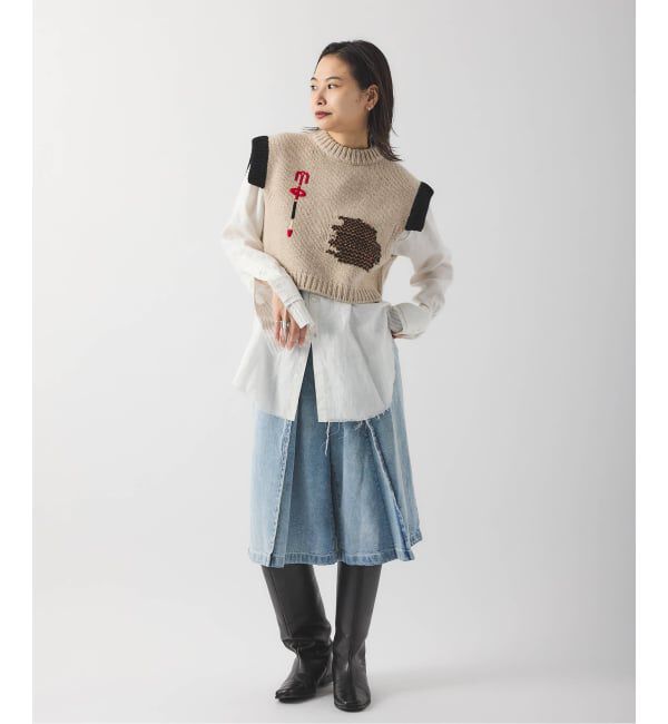JOURNAL STANDARD「別注【Y.A.Acc】for JS Bicolor knit Vest」|ベスト・ジレ|