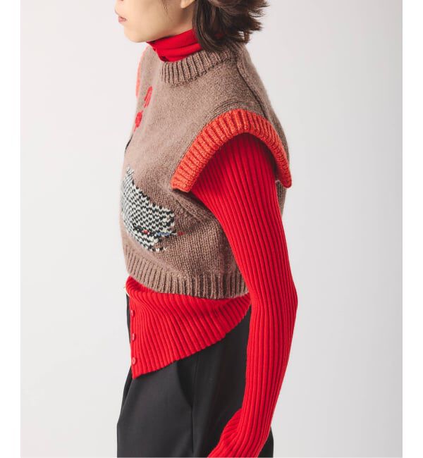 JOURNAL STANDARD「別注【Y.A.Acc】for JS Bicolor knit Vest」|ベスト・ジレ|