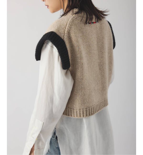 JOURNAL STANDARD「別注【Y.A.Acc】for JS Bicolor knit Vest」|ベスト・ジレ|