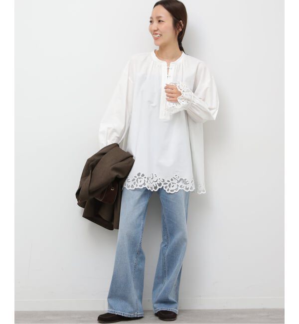 JOURNAL STANDARD relume「《WEB限定追加予約》エンブロイダリーブラウス」|シャツ・ブラウス|