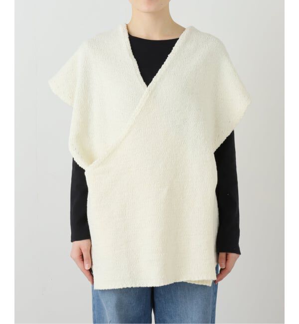 journal standard luxe「MIXヤーンフロントクロスベスト」|ベスト・ジレ|