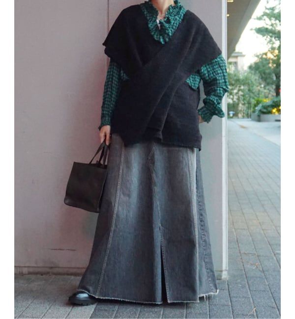 journal standard luxe「MIXヤーンフロントクロスベスト」|ベスト・ジレ|