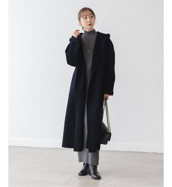 追加》Super160sリバーフーディーコート（NOBLE）｜ルミネの