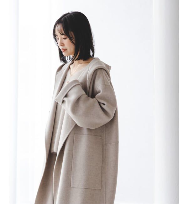 追加》Super160sリバーフーディーコート（NOBLE）｜ルミネの