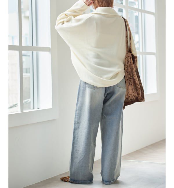 Spick and Span「《WEB限定 / 追加予約》5 1/2 TUCKBARREL DENIM」|デニム|