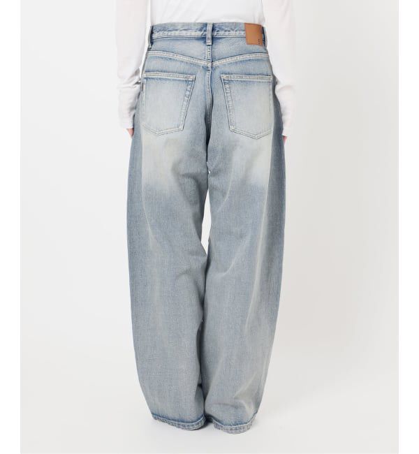 Spick and Span「《WEB限定 / 追加予約》5 1/2 TUCKBARREL DENIM」|デニム|