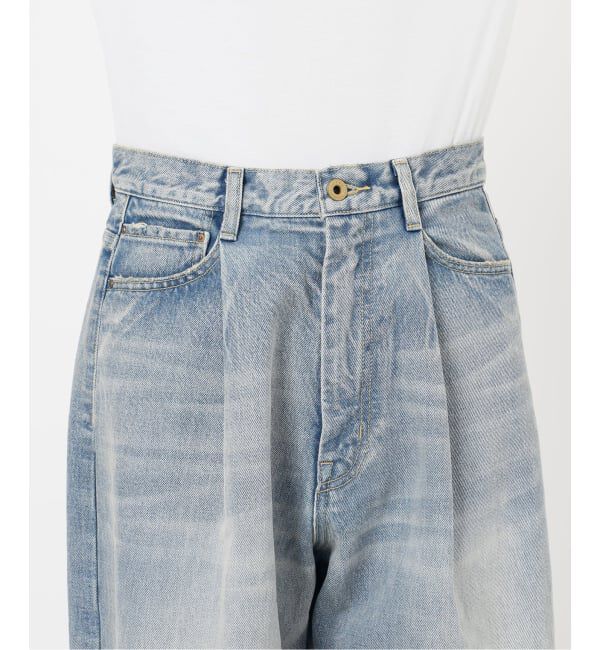 Spick and Span「《WEB限定 / 追加予約》5 1/2 TUCKBARREL DENIM」|デニム|