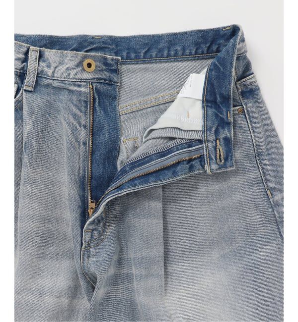 Spick and Span「《WEB限定 / 追加予約》5 1/2 TUCKBARREL DENIM」|デニム|