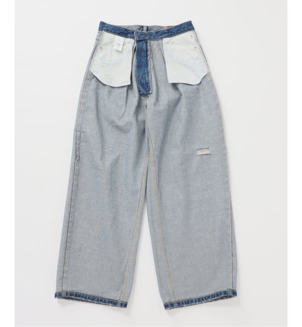 Spick and Span「《WEB限定 / 追加予約》5 1/2 TUCKBARREL DENIM」|デニム|