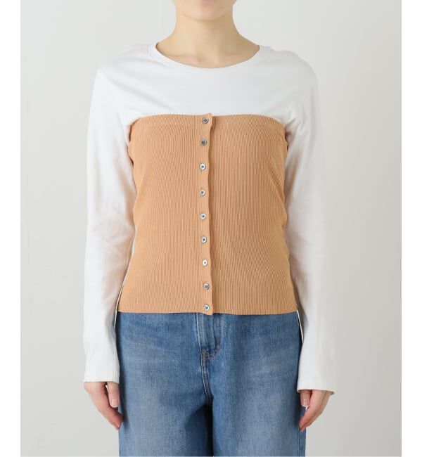Spick and Span「Vis/PE リブビスチェ」|ニット・セーター|