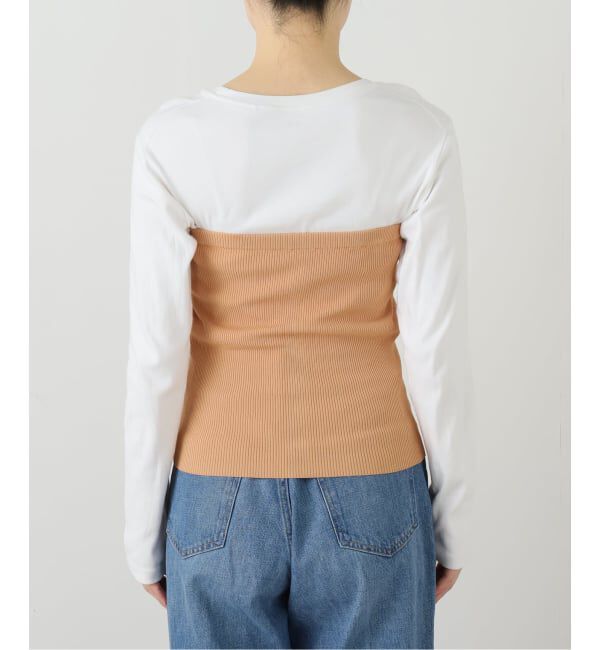 Spick and Span「Vis/PE リブビスチェ」|ニット・セーター|