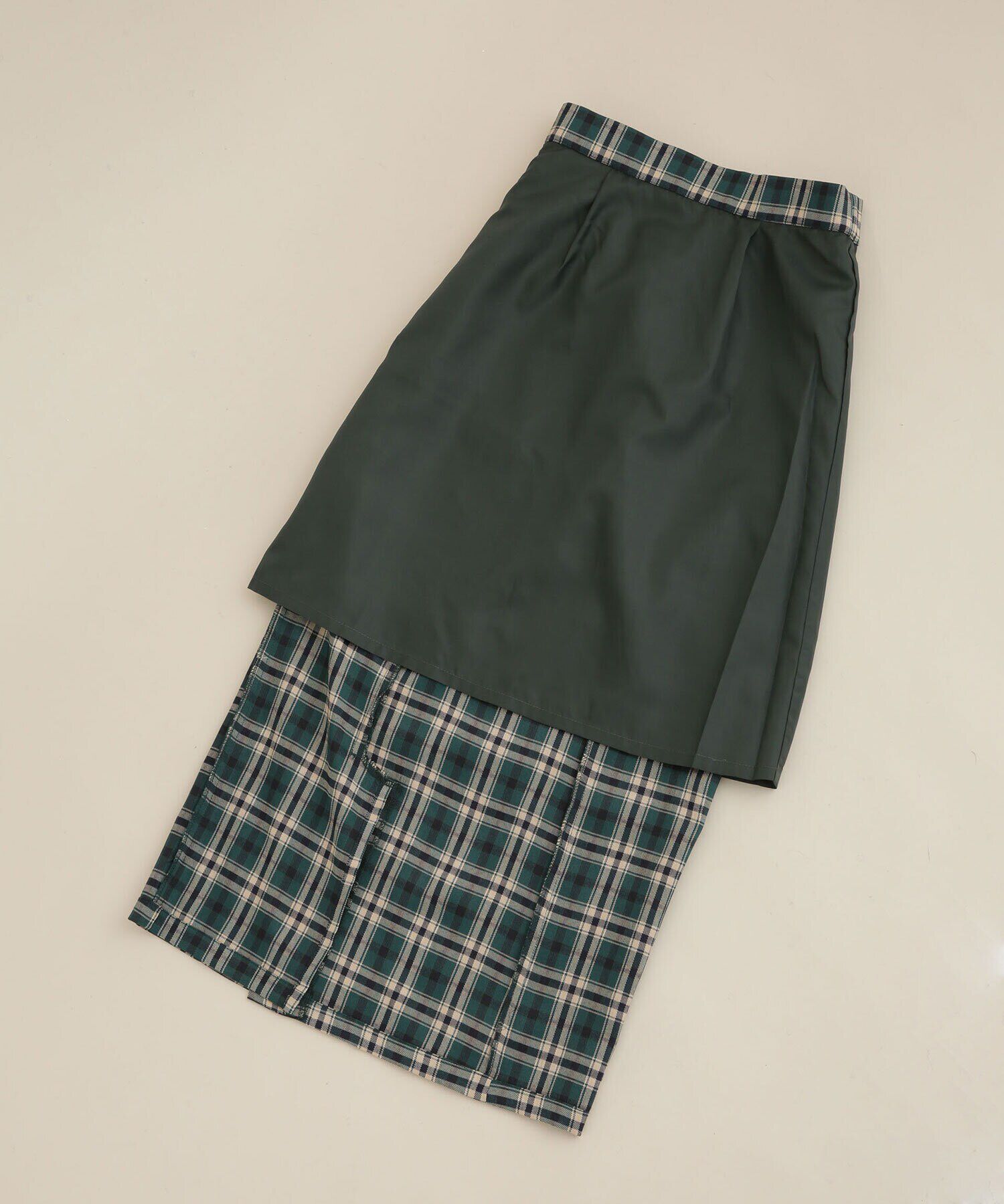 nano･universe「LB.04/ストレートシルエットチェック柄スカート」|スカート|