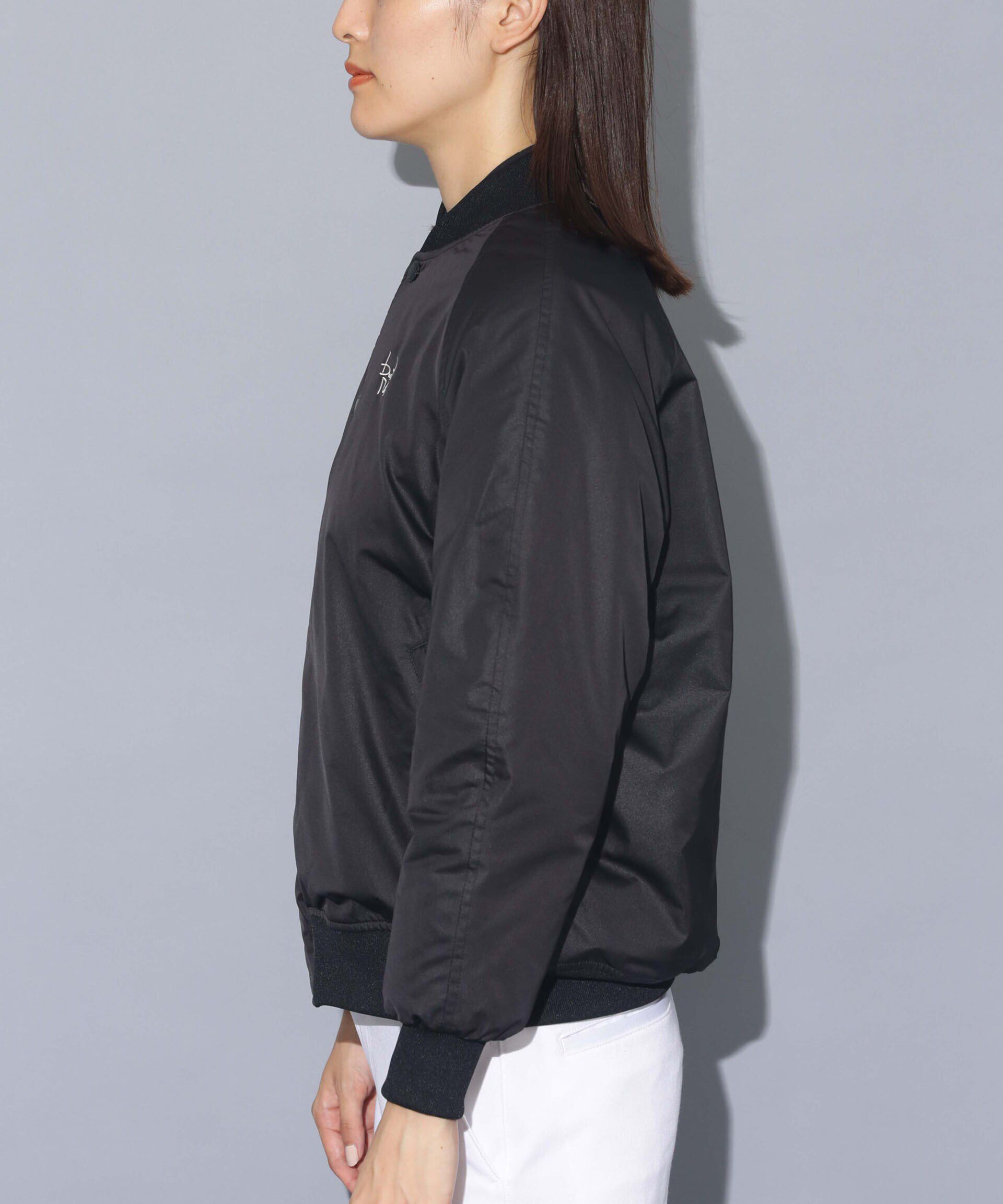 nano･universe「beats per minute/ナイロンサテンスタジャン」|ブルゾン・スタジャン|