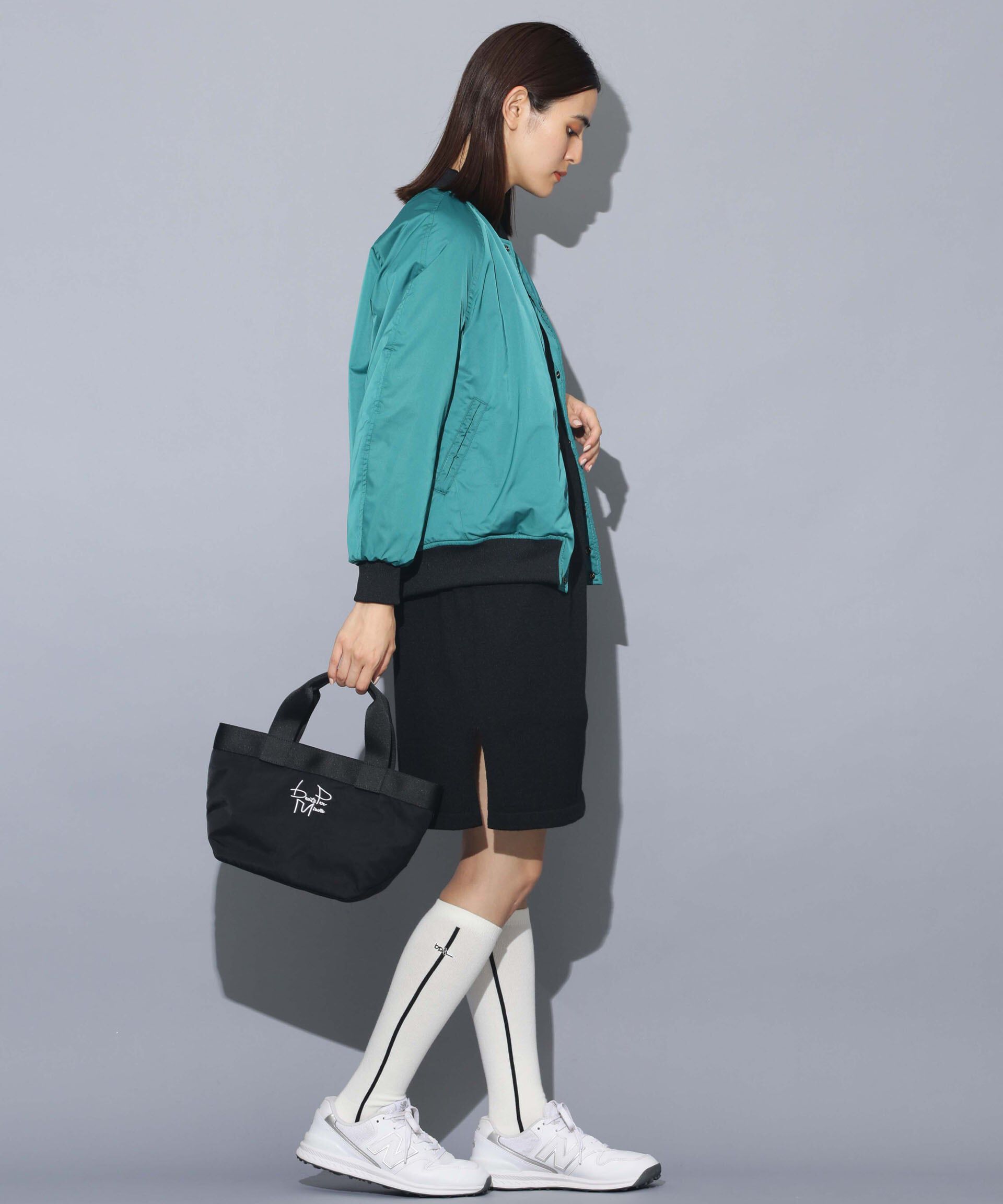 nano･universe「beats per minute/ナイロンサテンスタジャン」|ブルゾン・スタジャン|