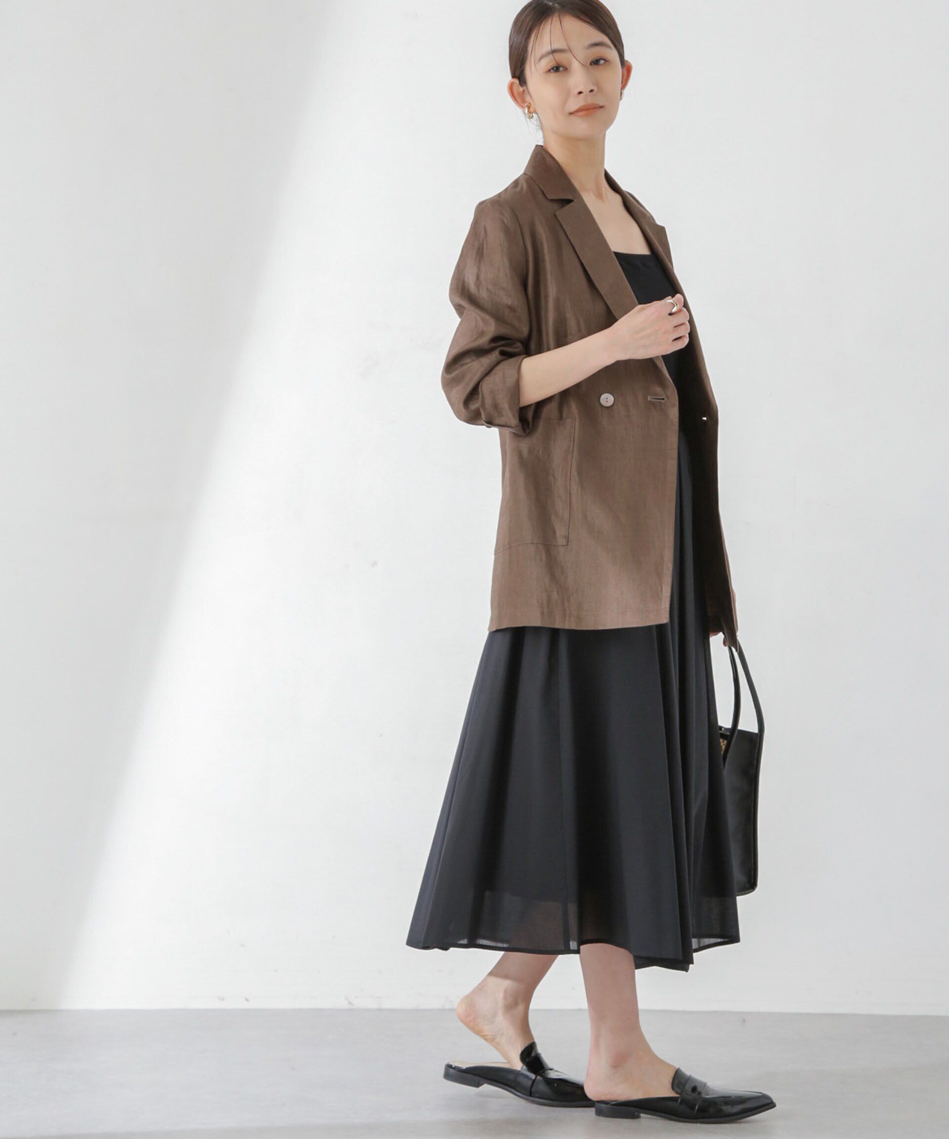 nano･universe「レオファインギャザーフレアスカート（セットアップ可）」|スカート|