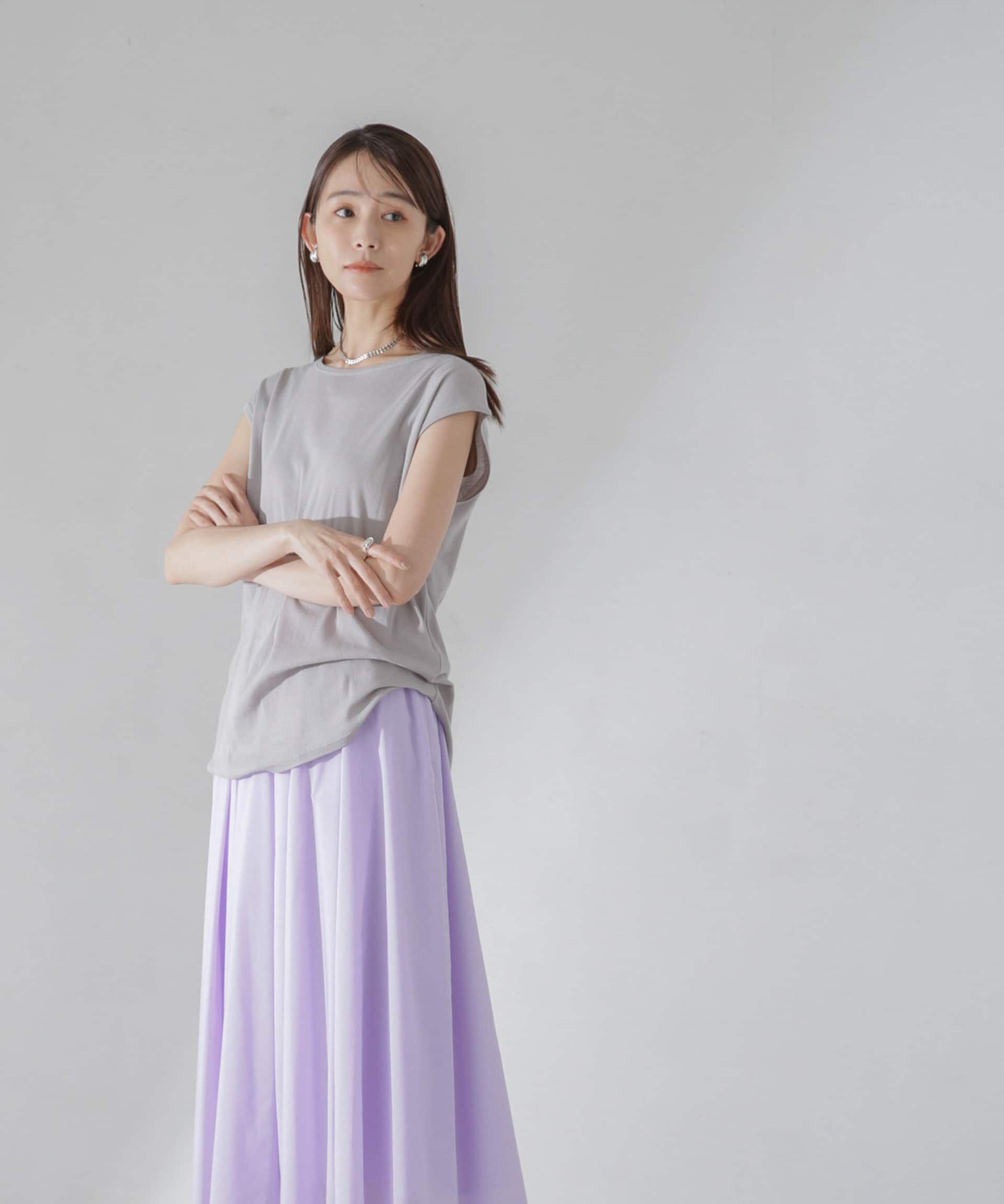 nano･universe「レオファインギャザーフレアスカート（セットアップ可）」|スカート|