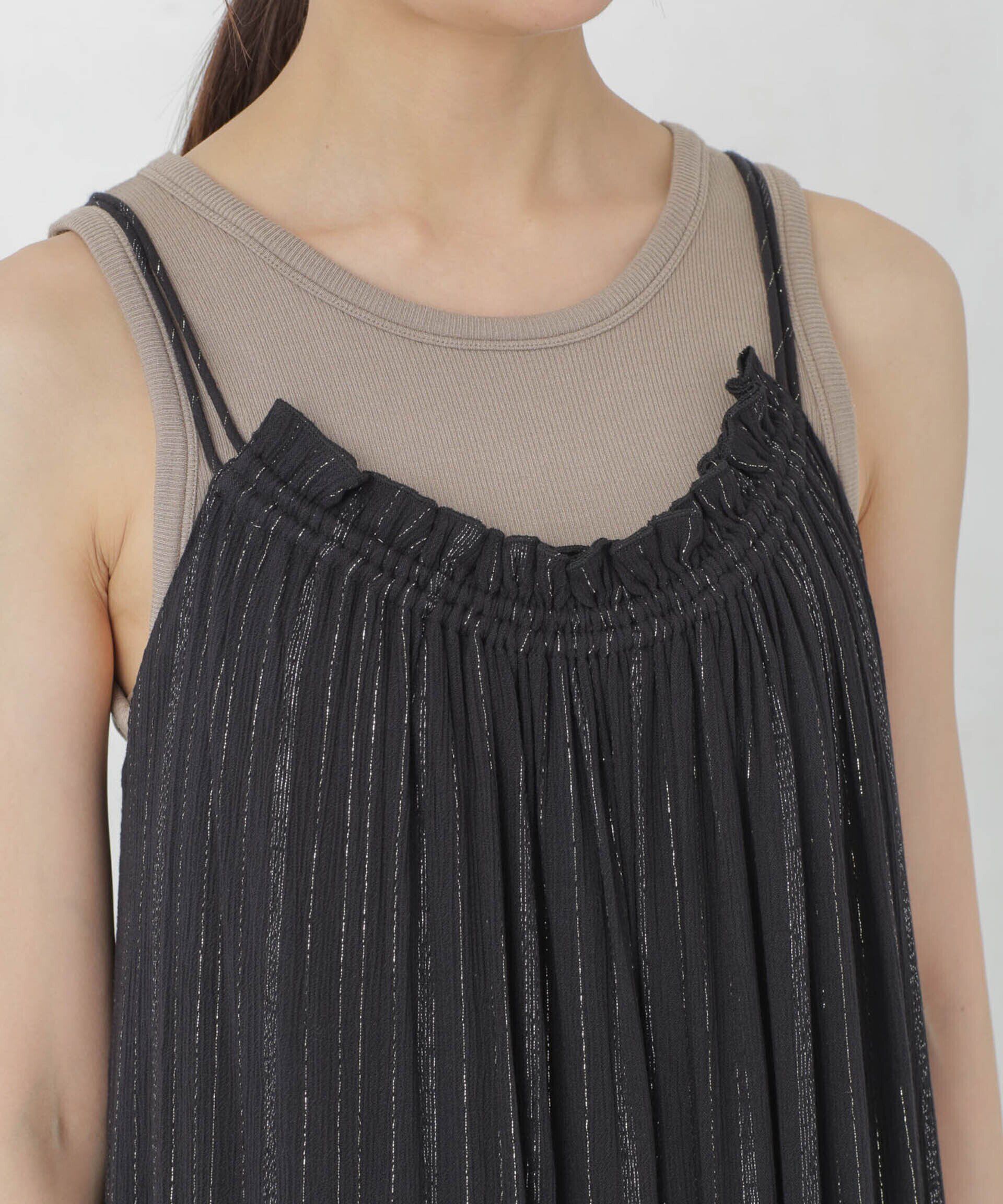 nano･universe「インドラメストライプキャミワンピース」|ワンピース|