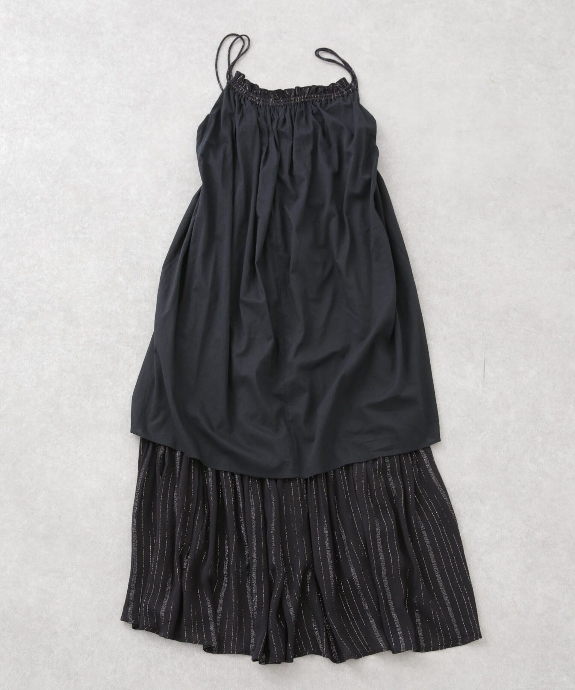 nano･universe「インドラメストライプキャミワンピース」|ワンピース|