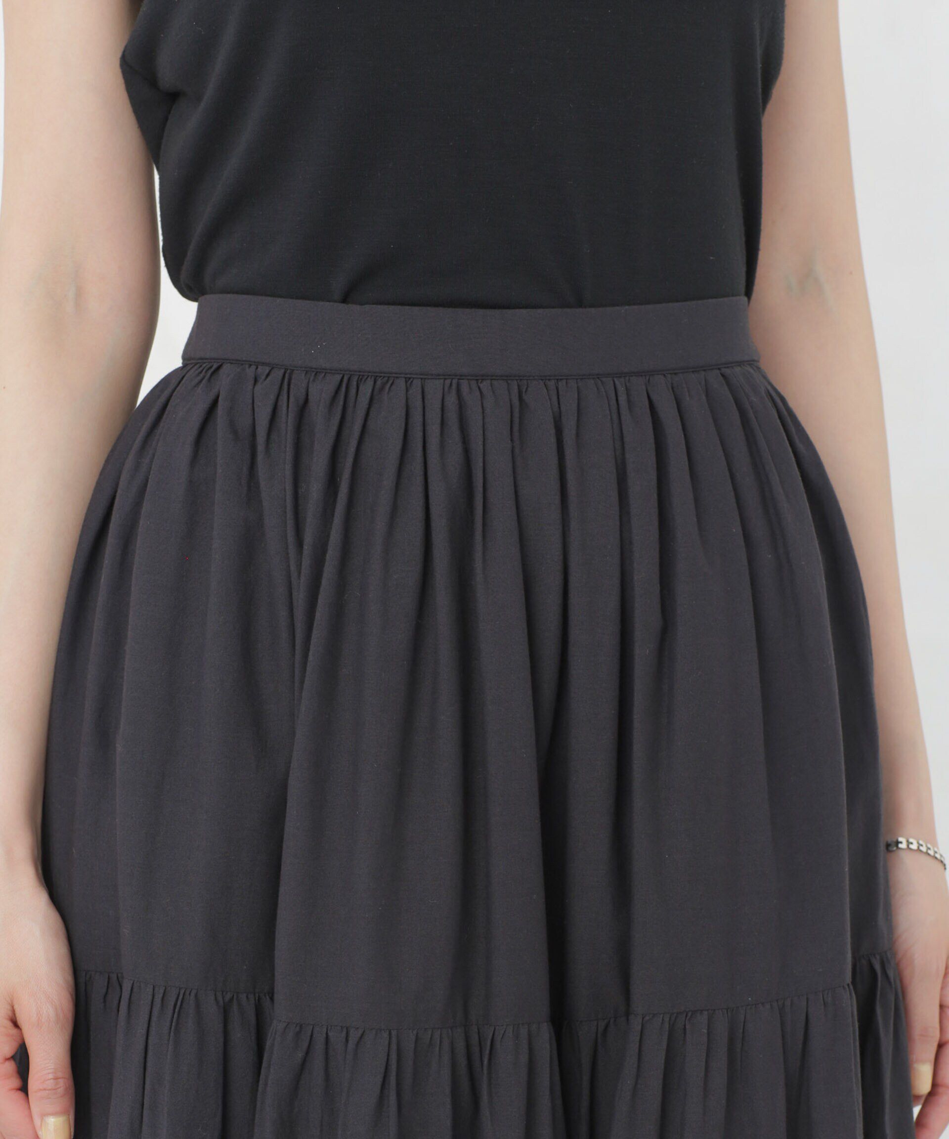 nano･universe「インドシフリー刺繍スカート」|スカート|