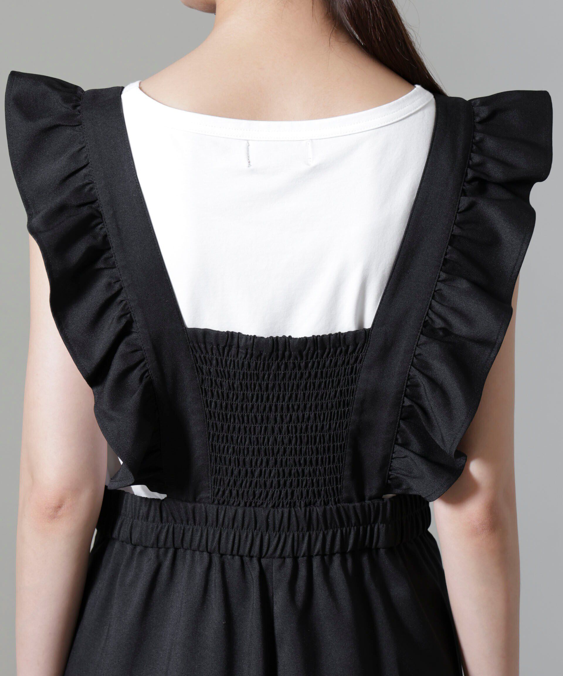 nano･universe「フリルスリーブオールインワン」|ワンピース|