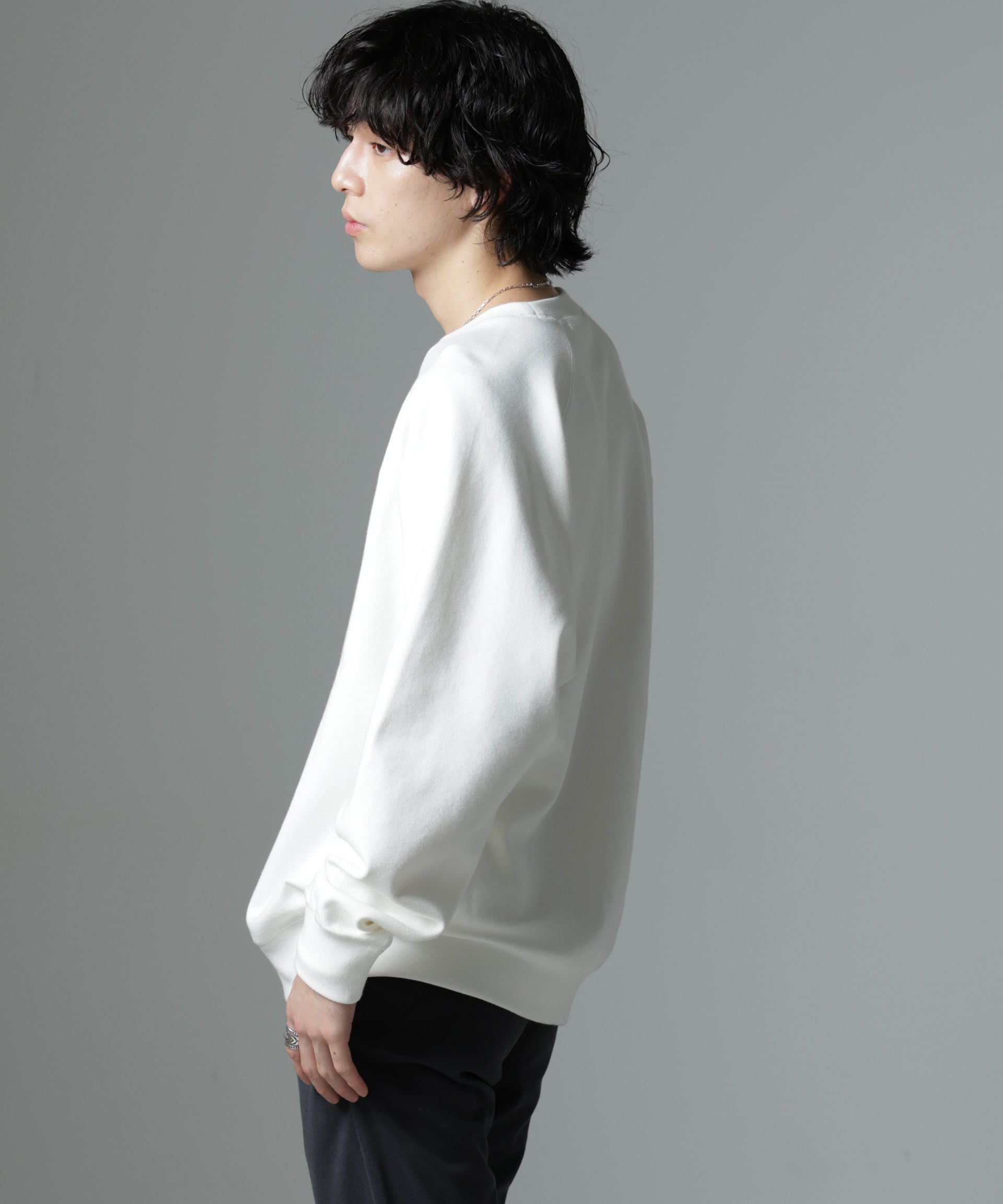 nano･universe「ジャガードポンチクルーネックプルオーバー」|Tシャツ・カットソー|